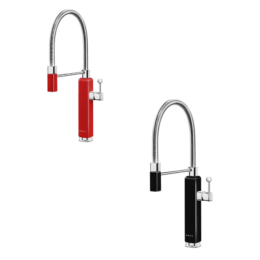 Smeg MDF50 Semi-Professional Single Lever Kitchen Tap &quot;50's Style Aesthetic&quot;