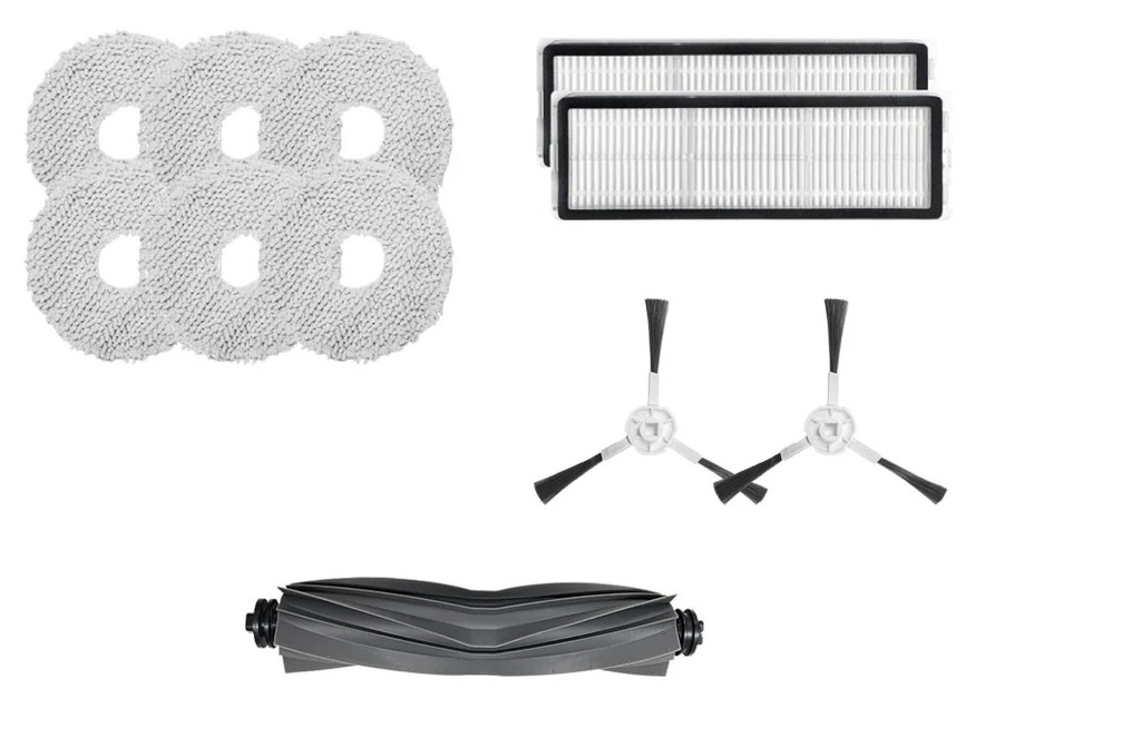 DREAME L10 Prime- Main Brush (Rubber) + Side Brush+ Dust Box Filter+ mop cloth