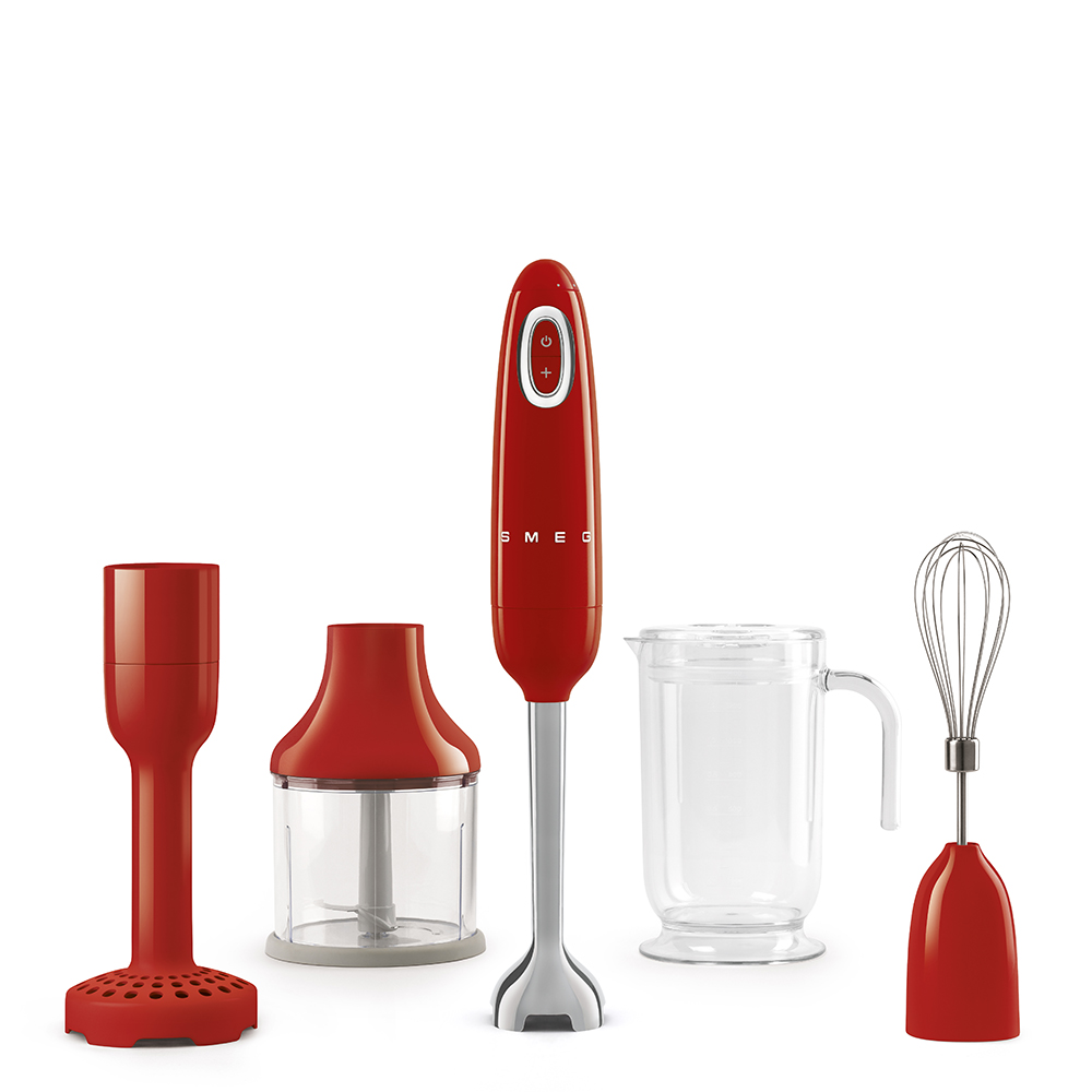 Smeg HBF22 El Blenderı &amp; Aksesuarları &quot;50's Style Aesthetic&quot; Red