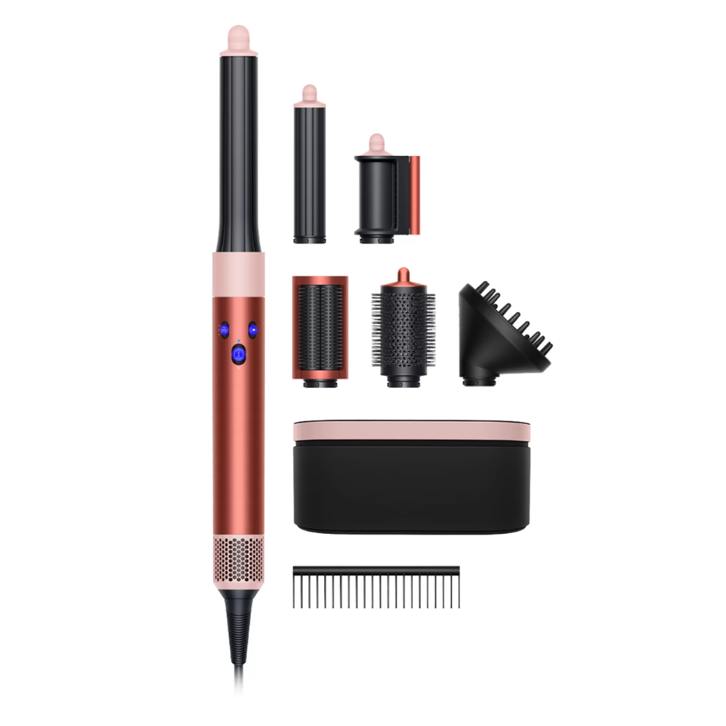 Dyson HS05 Airwrap Complete Long Volumise Strawberry/Blush with comb  DS-581840-01